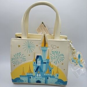 Loungefly Disney World 50th Anniversary cross body handbag